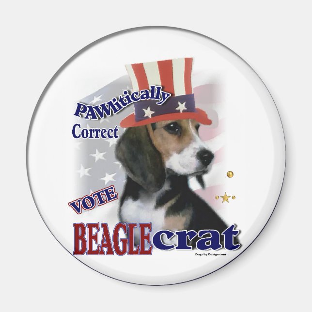 Imã Beagle Gifts (Frente)