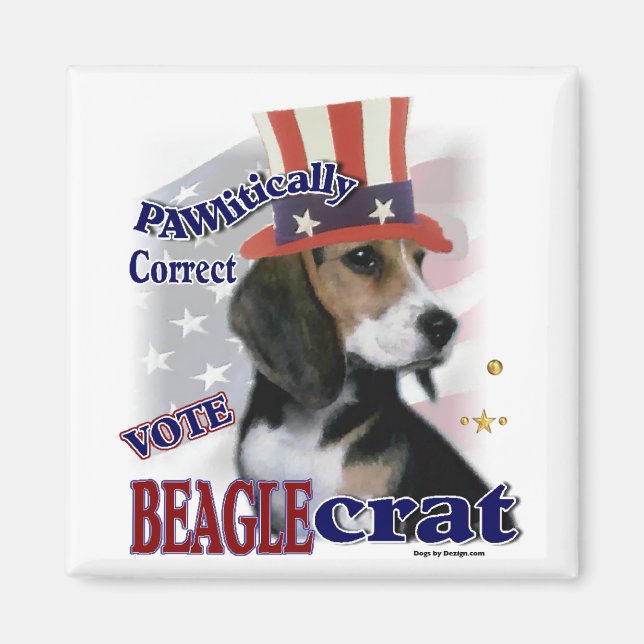 Imã Beagle Gifts (Frente)