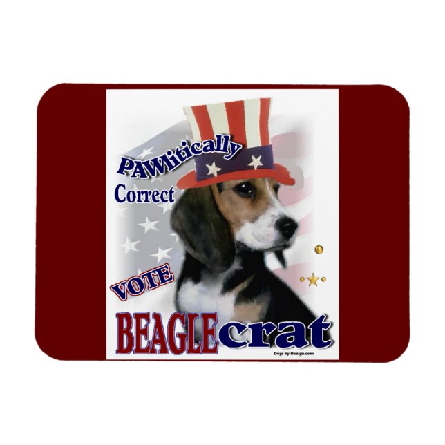 Ímã Beagle Humor Político (Horizontal)