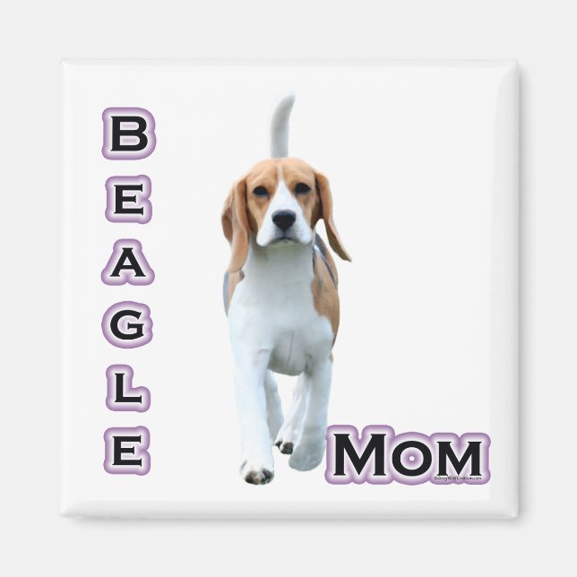 Imã Beagle Mãe 4 - Magnet (Frente)