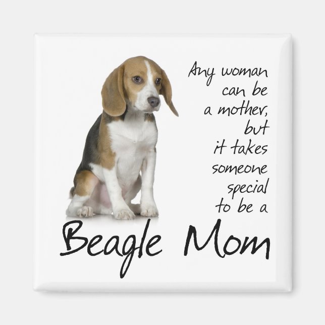 Imã Beagle Mãe Magnet (Frente)