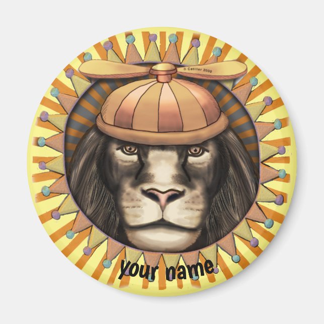 Imã Beanie Lion (Frente)