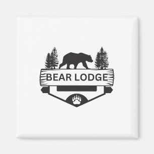 Imã Bear Lodge Wyoming Wiloming Urso Caminhante Campin