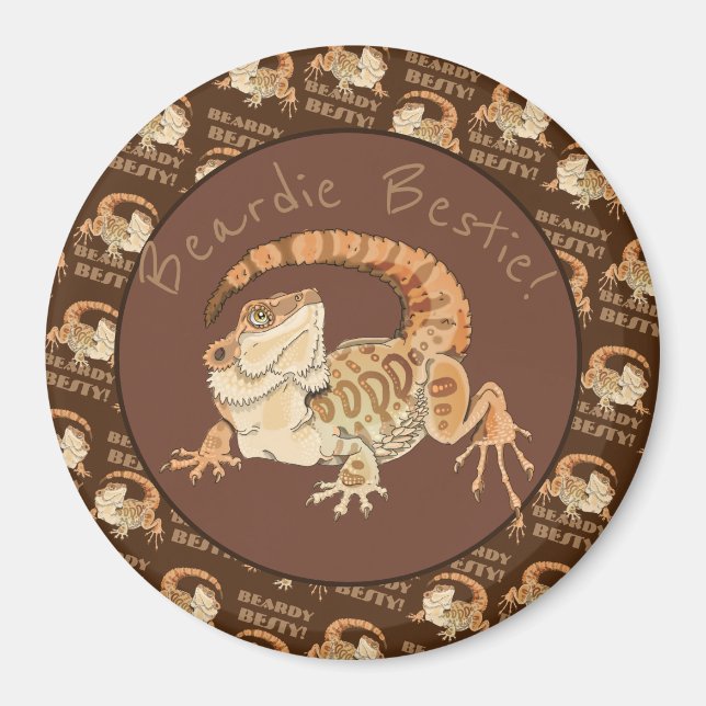 Imã Beardie Bestie! (Frente)