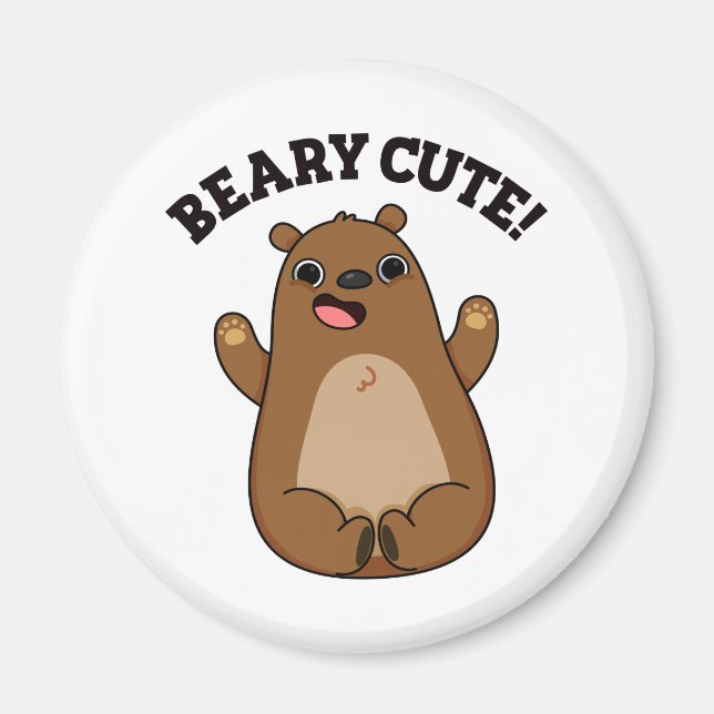 Imã Beary Cute Bear Bear (Frente)