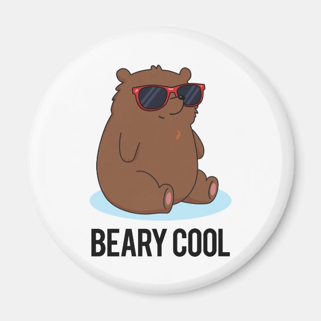 Imã Beary Legal Engraçado Bear Pun (Frente)