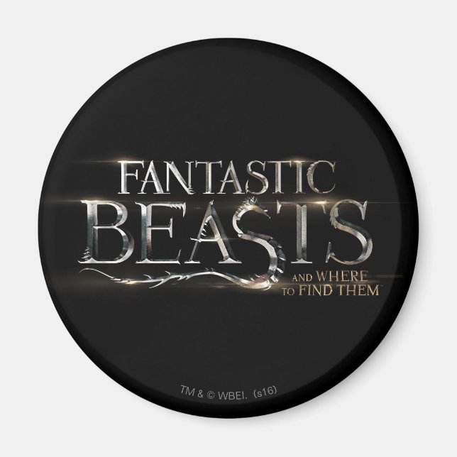 Imã BEASTAS FANTÁSTICOS E ONDE ENCONTRÁ-LOS Logotipo™ (Frente)