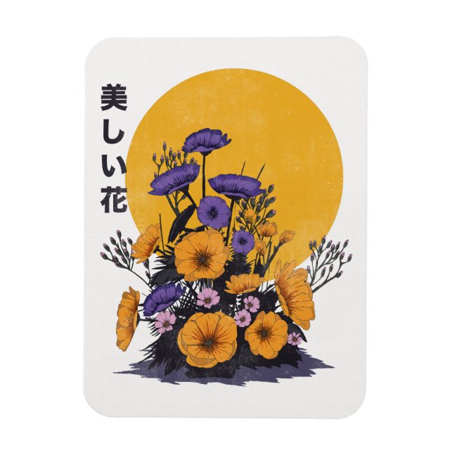 Ímã beautiful Flowers (Vertical)