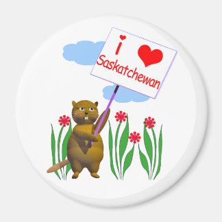 Imã Beaver Canadense ama Saskatchewan