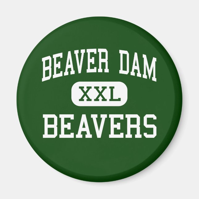 Imã Beaver Dam - Beavers - High - Beaver Dam Wisconsin (Frente)