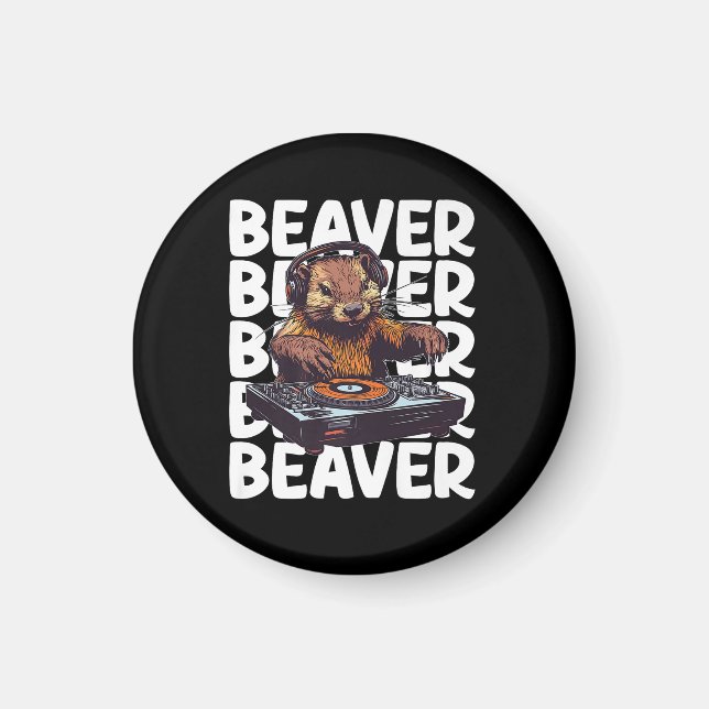 Imã Beaver Lover DJ (Frente)