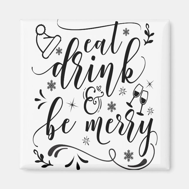 Imã Beba e seja feliz (Frente)