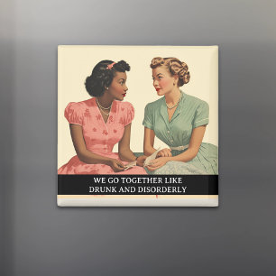 Imã Bêbado e Desordeiro Dito Retrô Engraçado dos Anos 