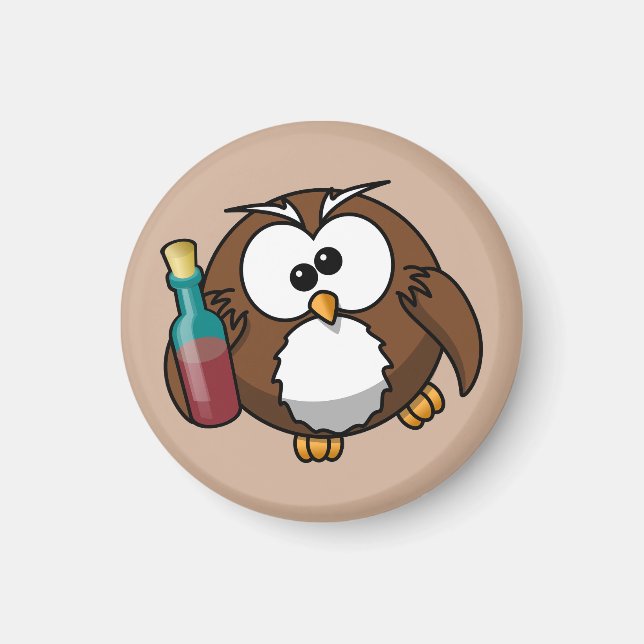 Imã Bebado Owl (Frente)