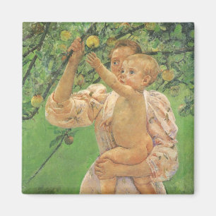 Imã Bebê Alcançando uma Maçã por Mary Cassatt