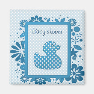 Imã bebê azul ducky