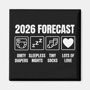 Imã Bebê Chegando Em Breve Previsão 2026 Chuveiro de B