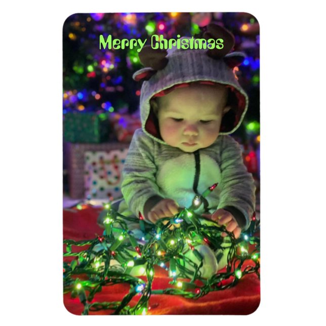 Ímã Bebê de Natal (Vertical)