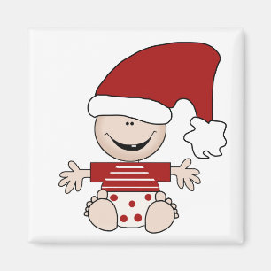 Imã Bebê de Natal em estocar Camisetas e presentes de