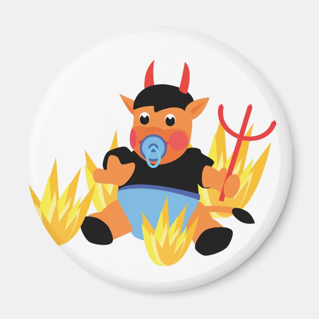 Imã bebê diabólico (Frente)