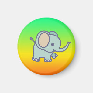 Imã Bebê Elefante Cartoon Fofo-47767