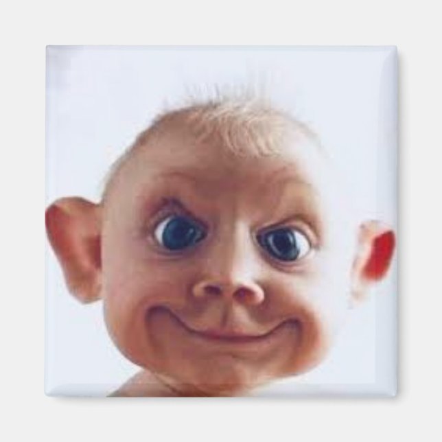 Imã Bebê Feio - Engraçado (Frente)