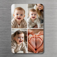 Bebê Fofo 4 Colagem de Fotos Imagem