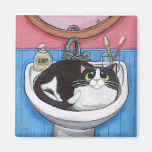 Imã Bebê no dissipador - ímã do gato