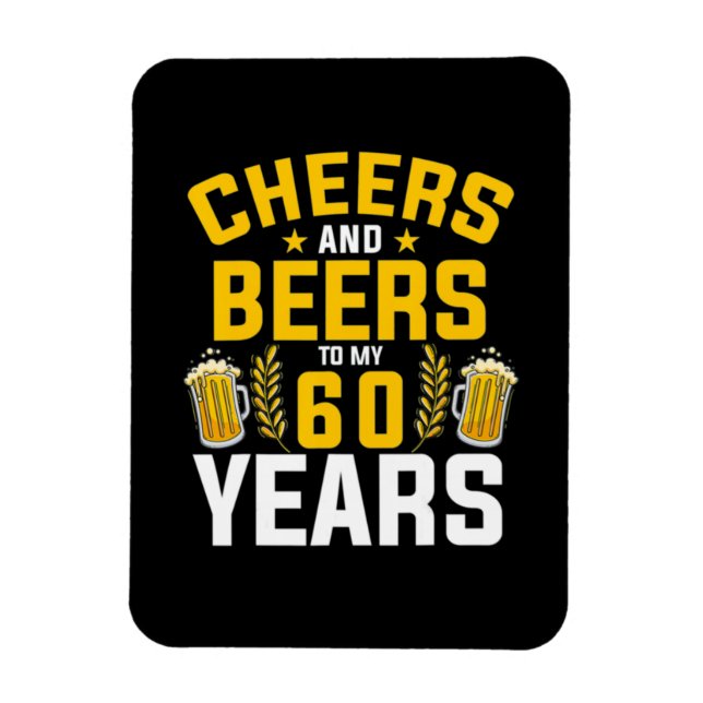 Ímã Bebedor de Cerveja Brindes e Cervejas para os meus (Vertical)