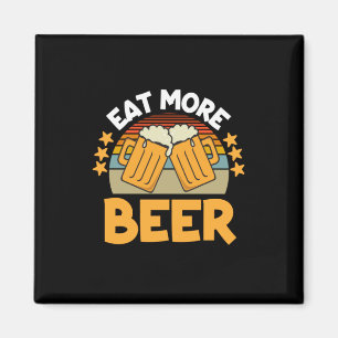 Imã Bebedor de Cerveja Come Mais Cerveja Diversão Bebe