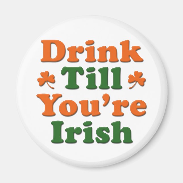 Imã Bebendo Irlandês (Frente)