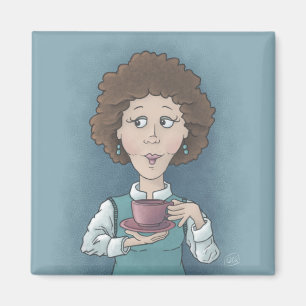 Imã  Bebendo Tea Magnet