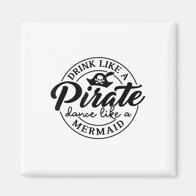 Imã Beber Como Uma Dança Pirata Como Uma Sereia Fala C (Frente)