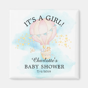 Imã Bebês Animais De Ar Quente Chá de fraldas De Bal