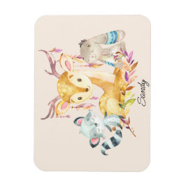 Ímã Bebês Cachorros Nome Personalizado Gênero Neutro