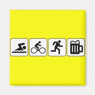Imã Bebida do funcionamento da bicicleta da natação