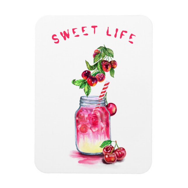 Ímã Bebida Legal com suco doce doce fresco - Fruta de  (Vertical)