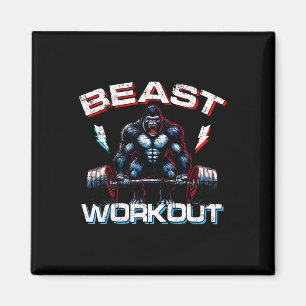 Imã Bebida Silverback Piadas Gym Gorilla Workou