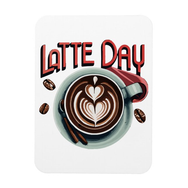 Ímã Bebidas de Café (Vertical)