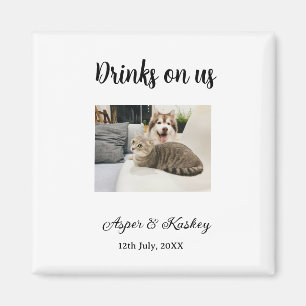 Imã Bebidas por nossa conta bar aberto foto de animal