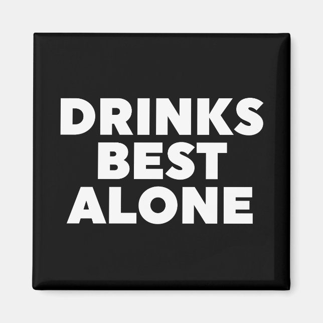 Imã Bebidas Sozinhas (Frente)