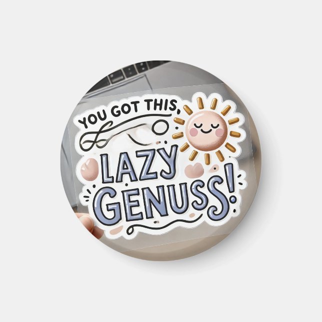 Imã Because Even Geniuses Need a Nap 😴✨ (Frente)