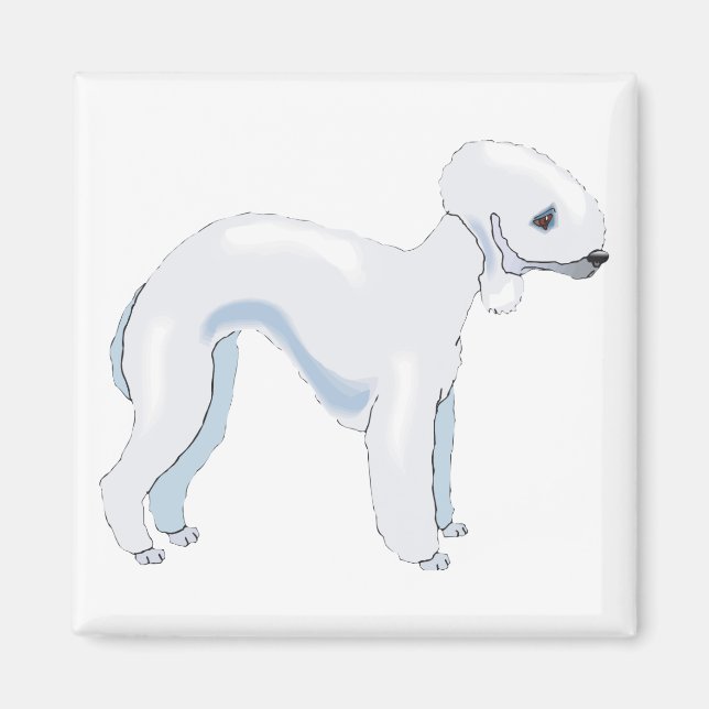 Imã Bedlington Terrier (Frente)