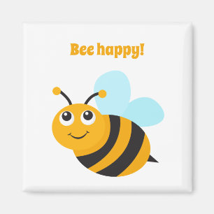 Imã Bee Happy Magnet