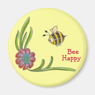 Imã Bee Happy Magnet