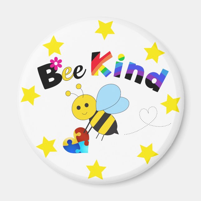 Imã Bee Kind (Frente)