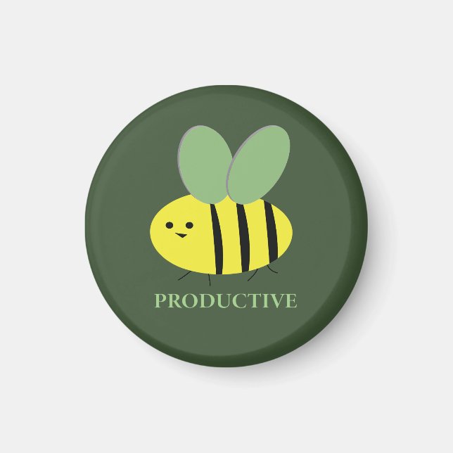 Imã Bee Productive, Green (Frente)