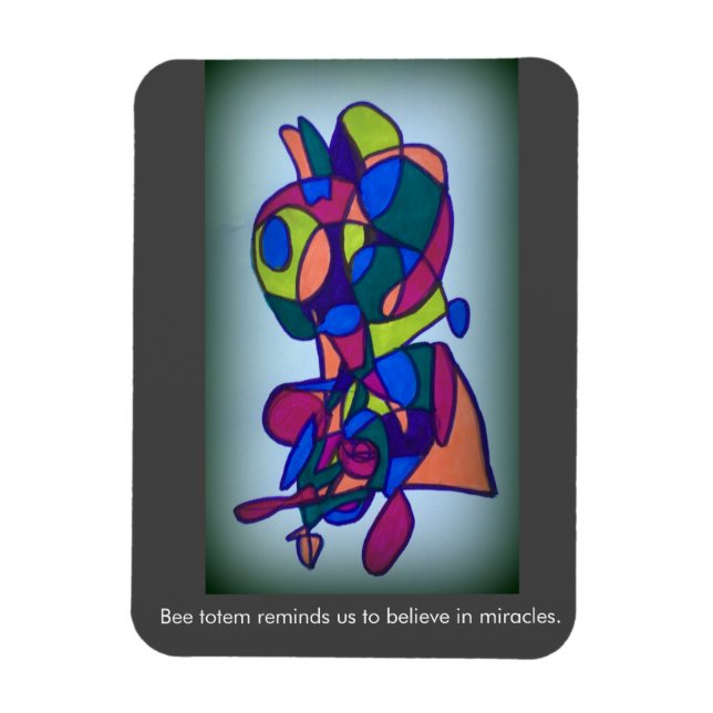 Ímã Bee Totem Magnet (Vertical)