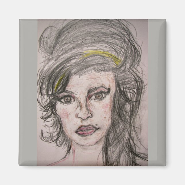 Imã Beehive Girl (Frente)