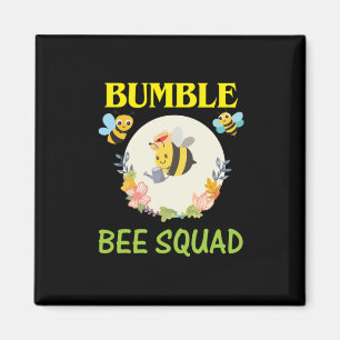 Imã Beekeeper Art Bumble Bee Squad